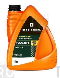 Моторное масло Incar Intrek 5w40 SL/CF полусинтетика 1 л