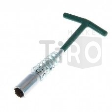 Ключ свечной Tundra basic, с карданным шарниром, 16 мм Ключ свечной Tundra basic, с карданным шарниром, 16 мм