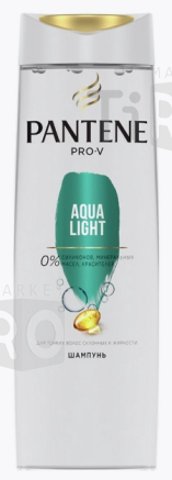 Шампунь для волос Pantine Aqua Light, 250мл