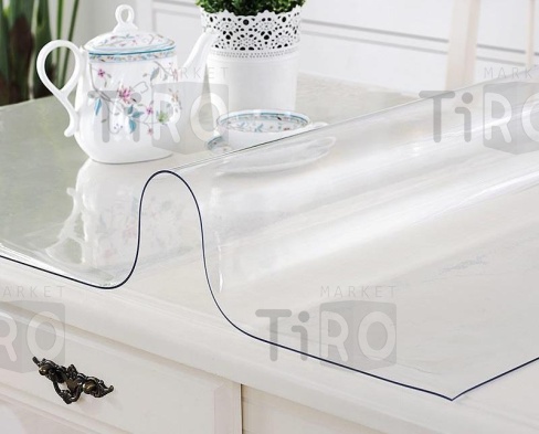 Клеенка силиконовая прозрачная Dekorelle 1.0*20м, толщина 0,8 мм (133)