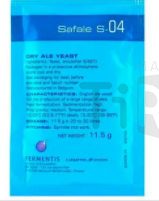 Дрожжи пивные Fermentis SafAle S-04, 11,5 гр Дрожжи пивные Fermentis SafAle S-04, 11,5 гр