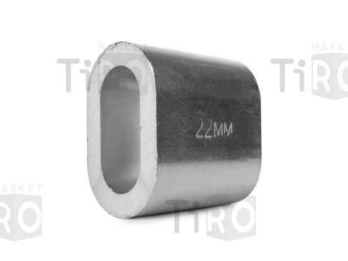 Втулка алюминиевая 22 мм Tor Din 3093