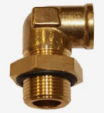 Фитинг c контргайкой и уплотнением угловой M16x1,5 F16x1,5, INF.11.M16F16L Фитинг c контргайкой и уплотнением угловой M16x1,5 F16x1,5, INF.11.M16F16L