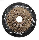 Трещотка MF-TZ500-CP Shimano 520047 (14-16-18-21-28 зубьев) 6 скоростей с защитой цепи