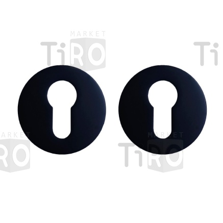 Накладка на цилиндр Trodos ET круг 03 черный никель
