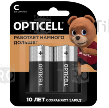 Батарейка Opticell С средняя 2шт