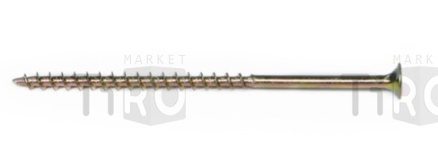 Саморез по гипсокартону, дереву, ZY 4,8*100, желтый цинк (100шт.)