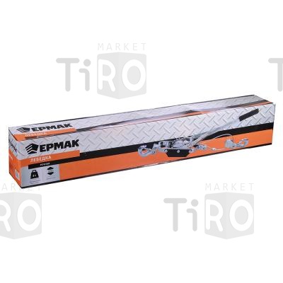 Лебедка ручная рычажная 2т длина троса 2,5м Ермак TR8021 