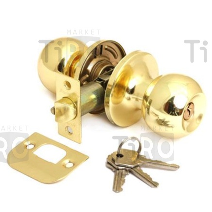 Защелка СТАНДАРТ 607 ET GP золото кл/фикс. шар