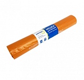 Мешок для мусора Pakleen ПНД 120л, 20мкм (70*110см) 30 штук, оранжевый