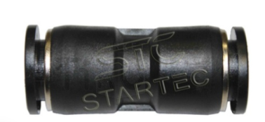 Фитинг прямой пластиковый 6mm (упак.10шт) INF.11.PUC06