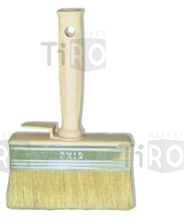 Кисть макловица, ракля 50*150 натуральная светлая щетина пластиковый корпус 0182151