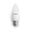 Лампа светодиодная Sweko 42LED-C35-10W-230-6500K-Е27, "свеча матовая"