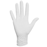 Перчатки виниловые А.Д.М размер ХL, белые, цена за 50 пар