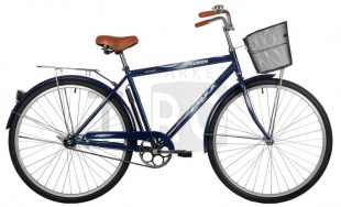 Велосипед Foxx 28" Fusion 154841 синий, сталь, размер 20" + передняя корзина