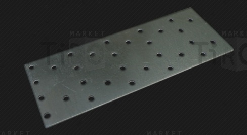 Пластина крепёжная Кунгур 60*120,2,0 цинк /50/