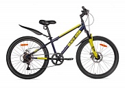 Велосипед Black Aqua Cross 1451 D 24" 6 SPD (РФ) (темно-синий)