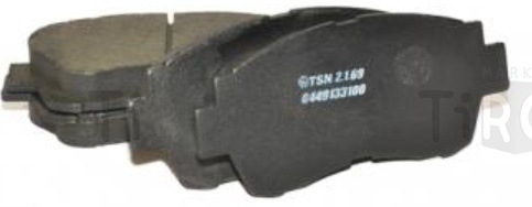 Колодки тормозные Toyota Camry (94-01), Lexus LS300 (91-96) "Цитрон" (2.1.69) (к-т 4 шт)