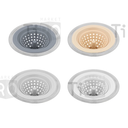 Фильтр Vetta для раковины 3,5*11,7 (6,5)см, силикон-нержавейка Фильтр Vetta для раковины 3,5*11,7 (6,5)см, силикон-нержавейка