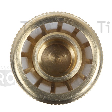 Коннектор c аквастопом для шланга d3/4", латунь 169-037