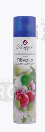 Освежитель воздуха Мелодия Ароматов Яблоко 300мл Освежитель воздуха Мелодия Ароматов Яблоко 300мл