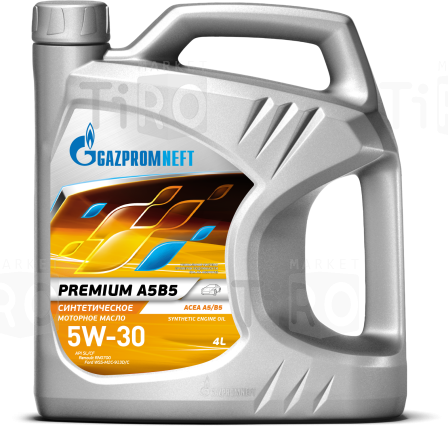 Cинтетическое масло Gazpromneft Premium A5B5 5w30, 4л