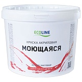 Краска акриловая моющаяся Ecoline 14 кг