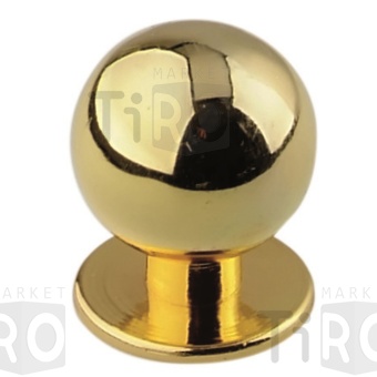 Ручка-кнопка 14.137.01 малая PB (золото) (90) M