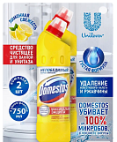 Чистящее средство с антибактериальным эффектом 0,75мл, "Доместос" Лимон