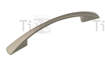 Ручка мебельная скоба, Trodos "Бабочка"96, 14.144.05, никель