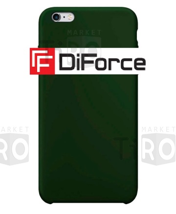 Чехол Silicone Case для iPhone 6/6S Plus зеленый