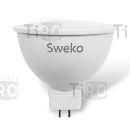 Лампа светодиодная Sweko 42LED-MR-10W-230-3000K-GU-5.3