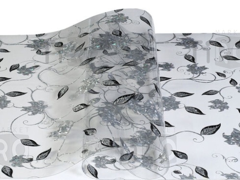 Клеенка силиконовая с рисунком 0.7мм*80см*15м. 4020