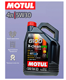Моторное масло Motul 111861, 8100 X-Clean EFE, 5w30, 100% Synthetic 4л