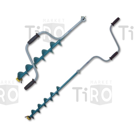 Ледобур ЛР-100Д, левое вращение, двуручный LK-100LD