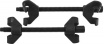 Стяжки пружин амортизационных стоек 270 мм, 2 предмета, ASC27