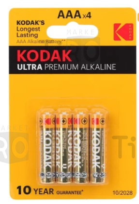 Элемент питания Kodak Ultra Premuim LR03-4BL [K3A-4 U]