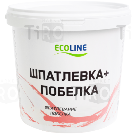 Шпатлёвка+побелка ECOLINE 3,6кг