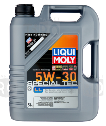 Mоторное синтетическое масло Liqui Moly Special Tec LL, 2448, 5W-30, SL A3/B4 (5л) Mоторное синтетическое масло Liqui Moly Special Tec LL, 2448, 5W-30, SL A3/B4 (5л)