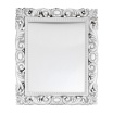 Зеркало "Багетное", 500*700мм (серебро на белом)