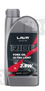 Вилочное масло Lavr Moto Ride Fork oil Ln7781, 2,5W, 1л
