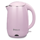 Чайник 1,8л Sakura SA-2157P диск, розовый