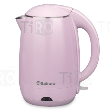 Чайник 1,8л Sakura SA-2157P диск, розовый