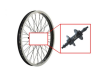 Колесо заднее 20" Trix 13401, BMX профиль алюминиевый, одинарный, 48H, фрезеров, 406*25 Колесо заднее 20" Trix 13401, BMX профиль алюминиевый, одинарный, 48H, фрезеров, 406*25