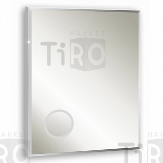 Зеркало "Лайт - эконом" 600х800 мм (линза с 4-м увеличением, МДФ-подложка, фацет 10 мм