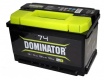 Аккумулятор Dominator 74 а/ч L (низ) 700А 276х175х175 Аккумулятор Dominator 74 а/ч L (низ) 700А 276х175х175