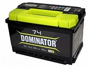 Аккумулятор Dominator 74 а/ч L (низ) 700А 276х175х175