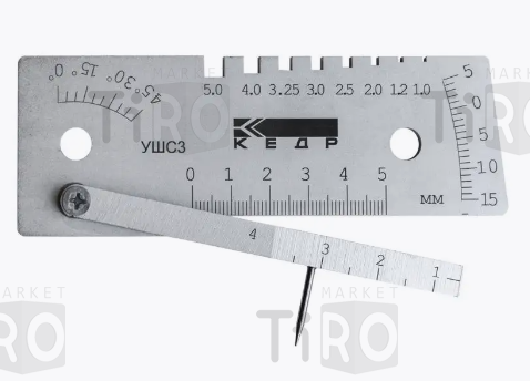 Шаблон сварщика УШС-3 калиброванный