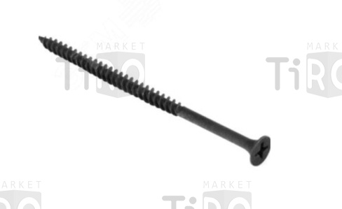 Саморез по гипсокартону, дереву, 4,2*70, черный (250шт.)