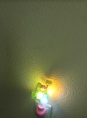 Ночник светодиодный, пластик, "Цветы", 0,2Вт, 220В, арт.1502 